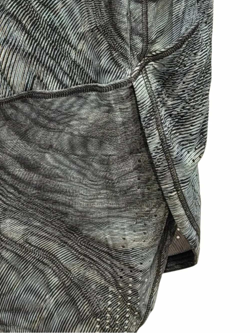 lululemon athletica Blue-Gray Swirl Sheer Tank